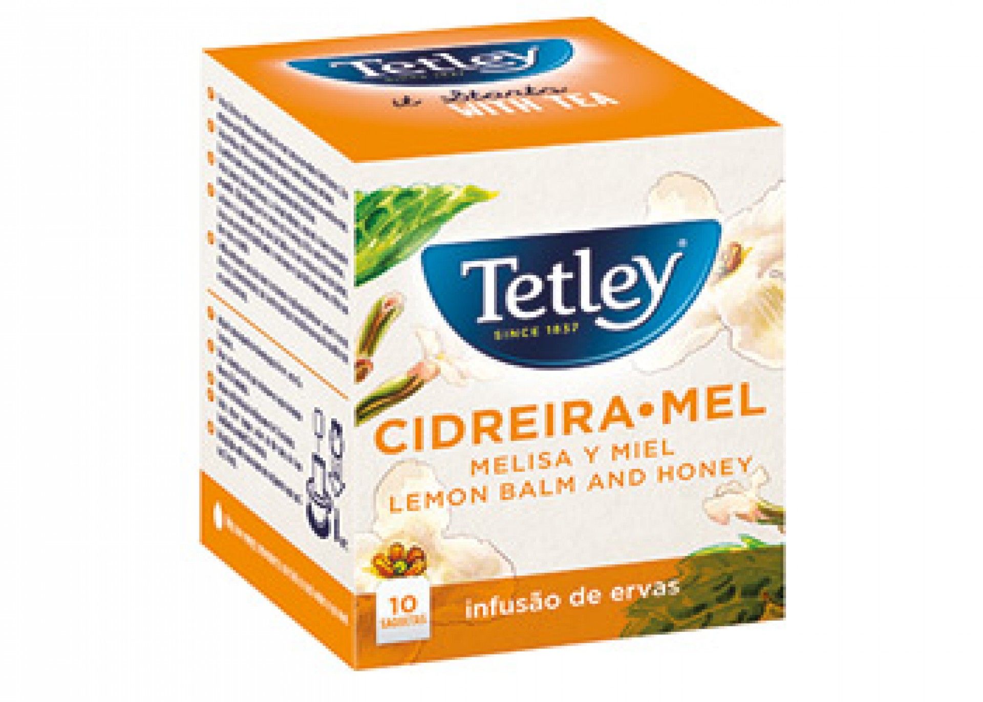 Cha infusao tetley 10saq cidreira mel
