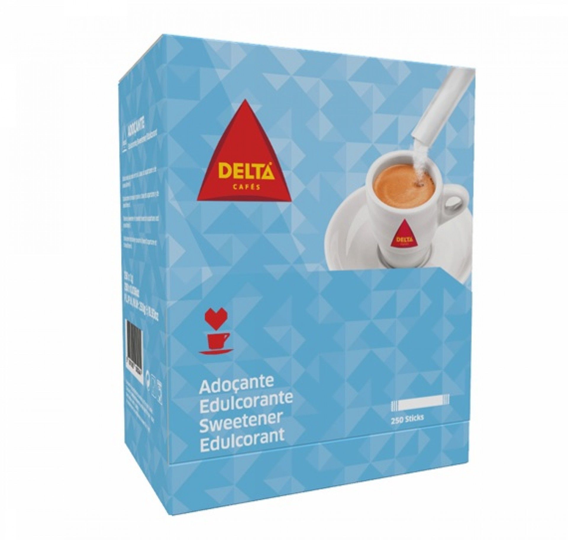 Adoçante em po delta cx 250 saq