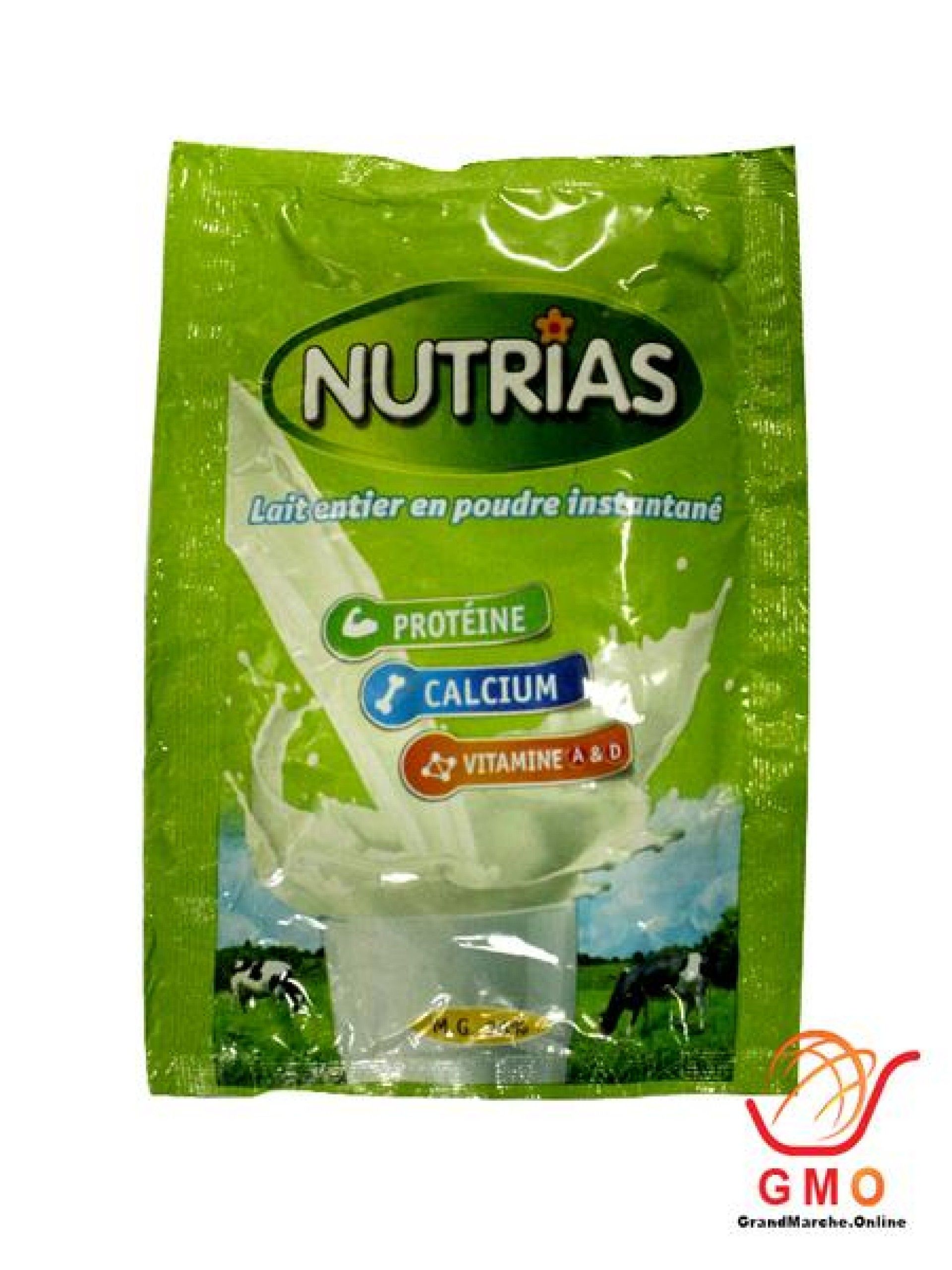 Leite em po nutrias saco 500gr