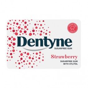 Pastilha limpeza dentifrica dentyne strawberry