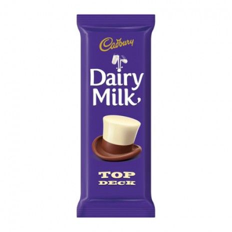 Chocolate cadbury dairy milk 80gr top deck