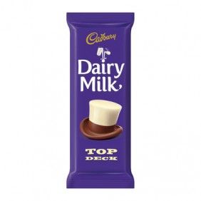Chocolate cadbury dairy milk 80gr top deck