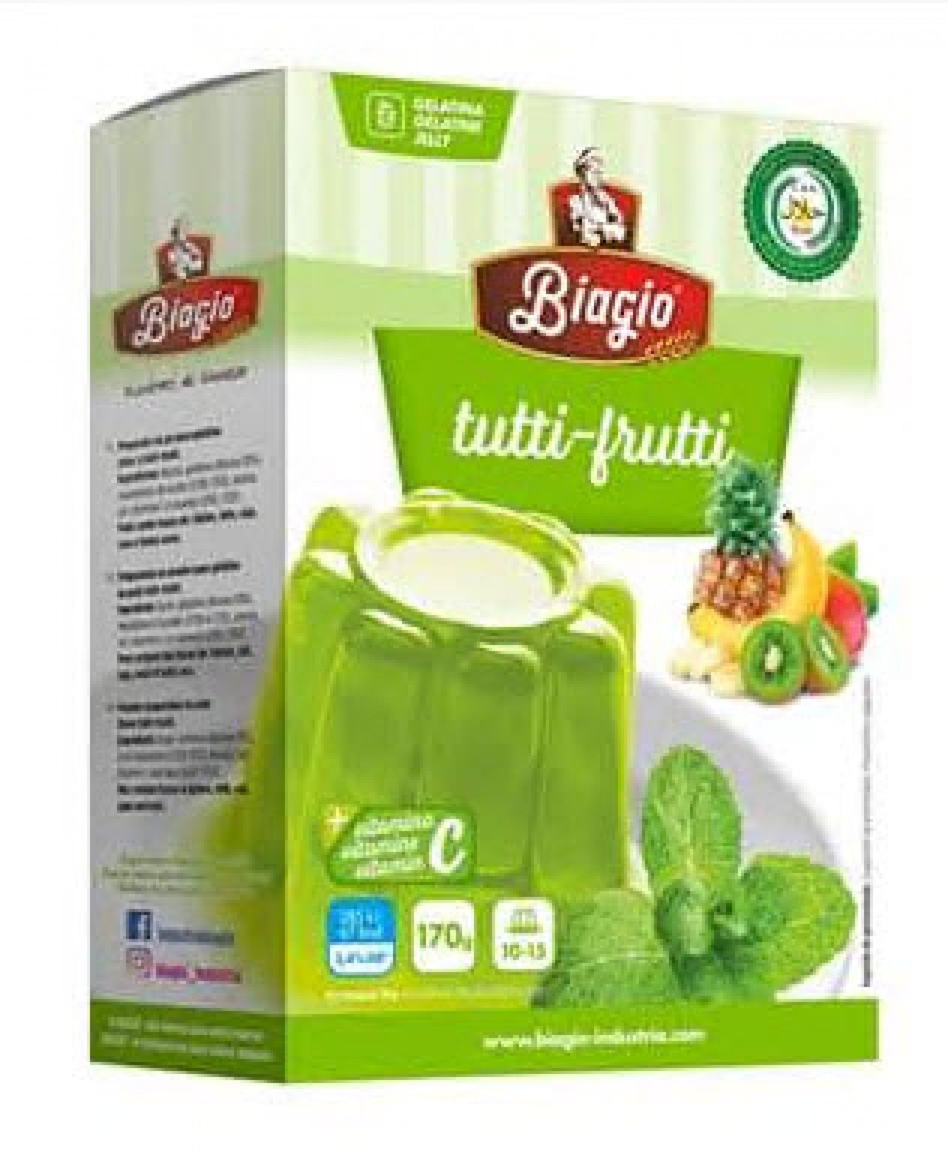 Gelatina biagio 170gr tutti frutti