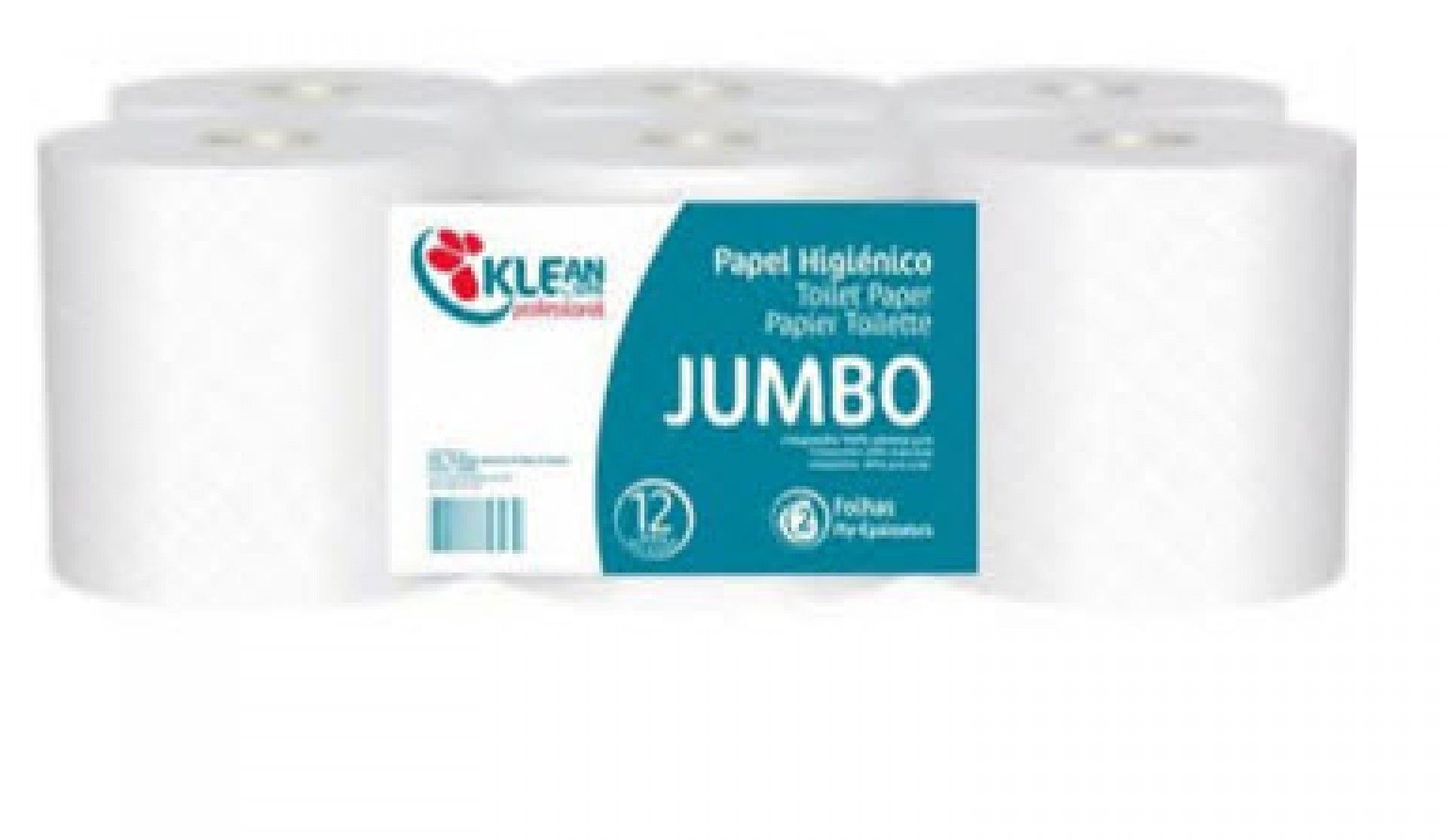 Rolo papel jumbo klean profissional 12rolos