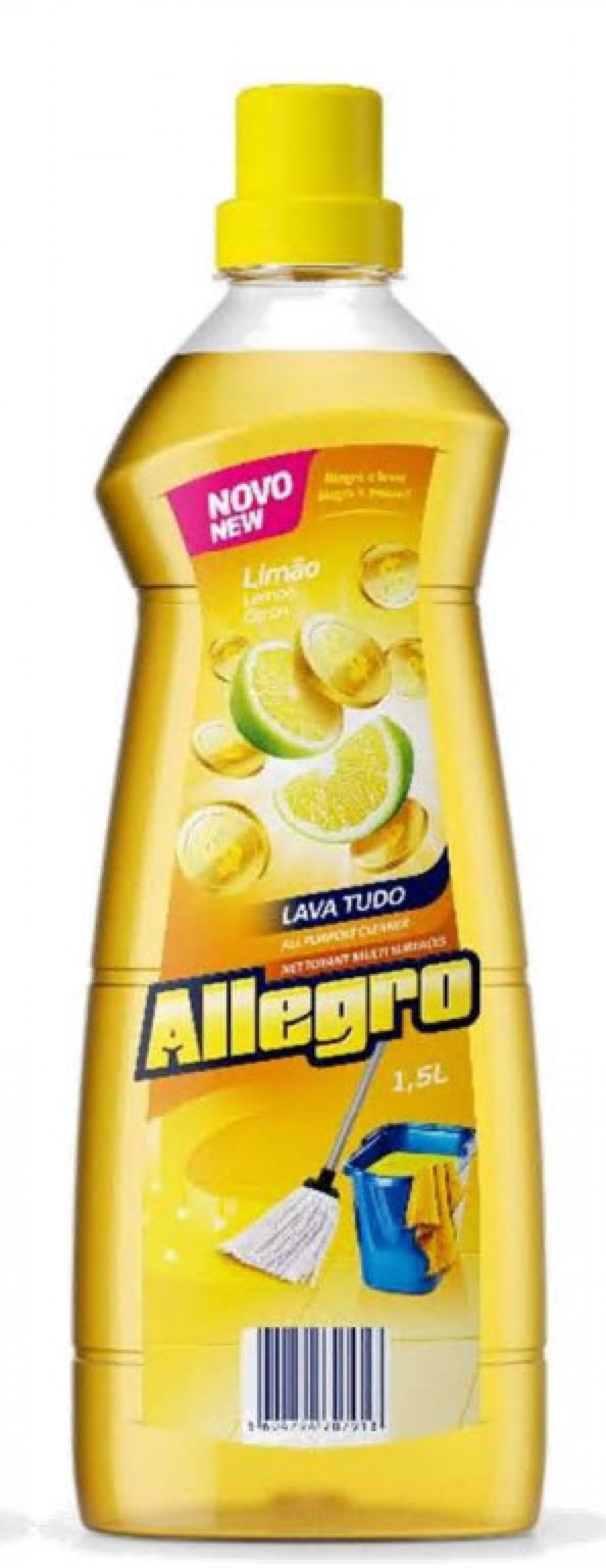 Deterg. lava tudo allegro 1,5l limao