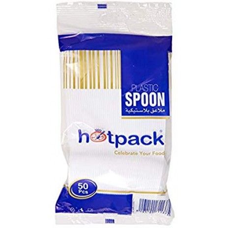 Colheres plastico hotpack 50un