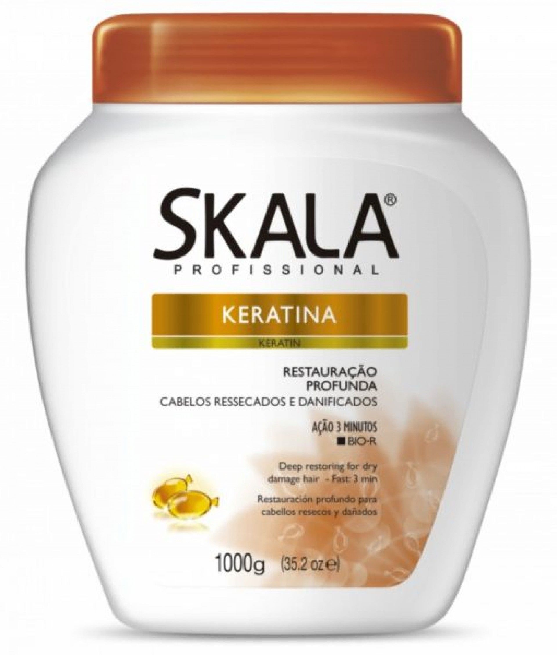 Creme capilar skala 1000gr keratina