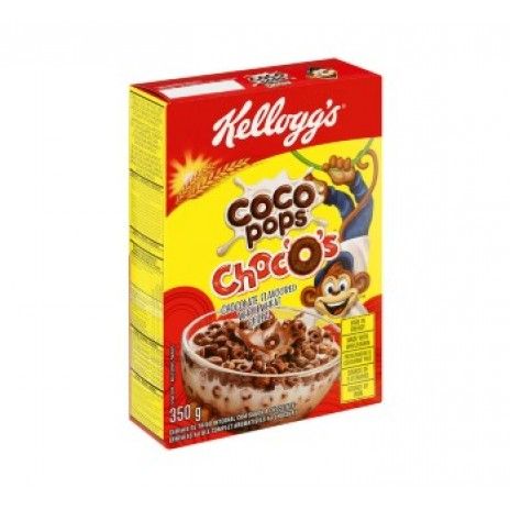 Cereais kellogg`s coco pops 350gr chocos