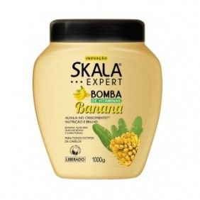 Creme pentear skala bomba vitaminas 1000ml banana