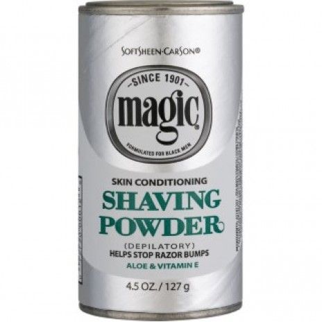 Po de barbear perfumado magic 127gr powder platinum