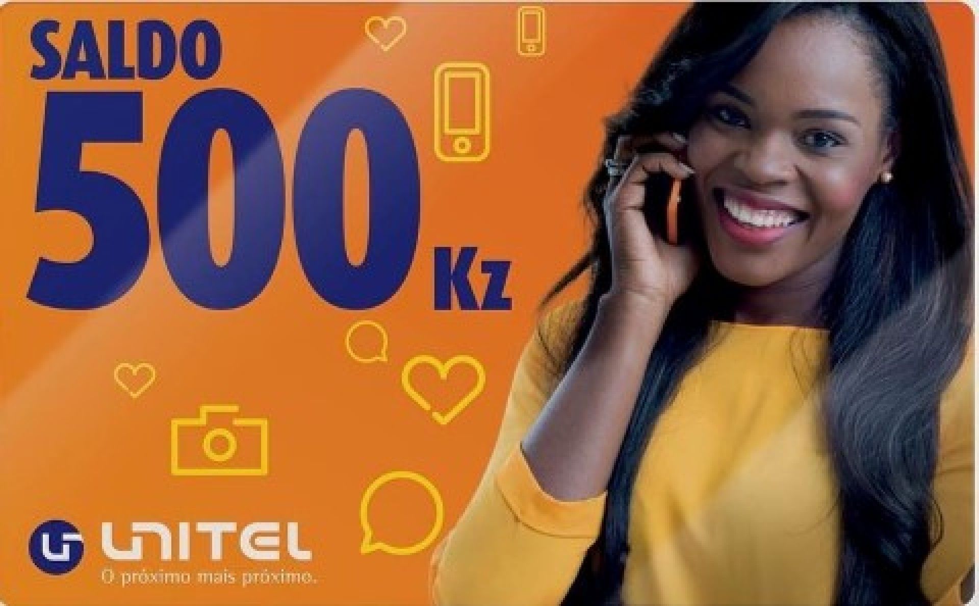 Recarga unitel 500kz