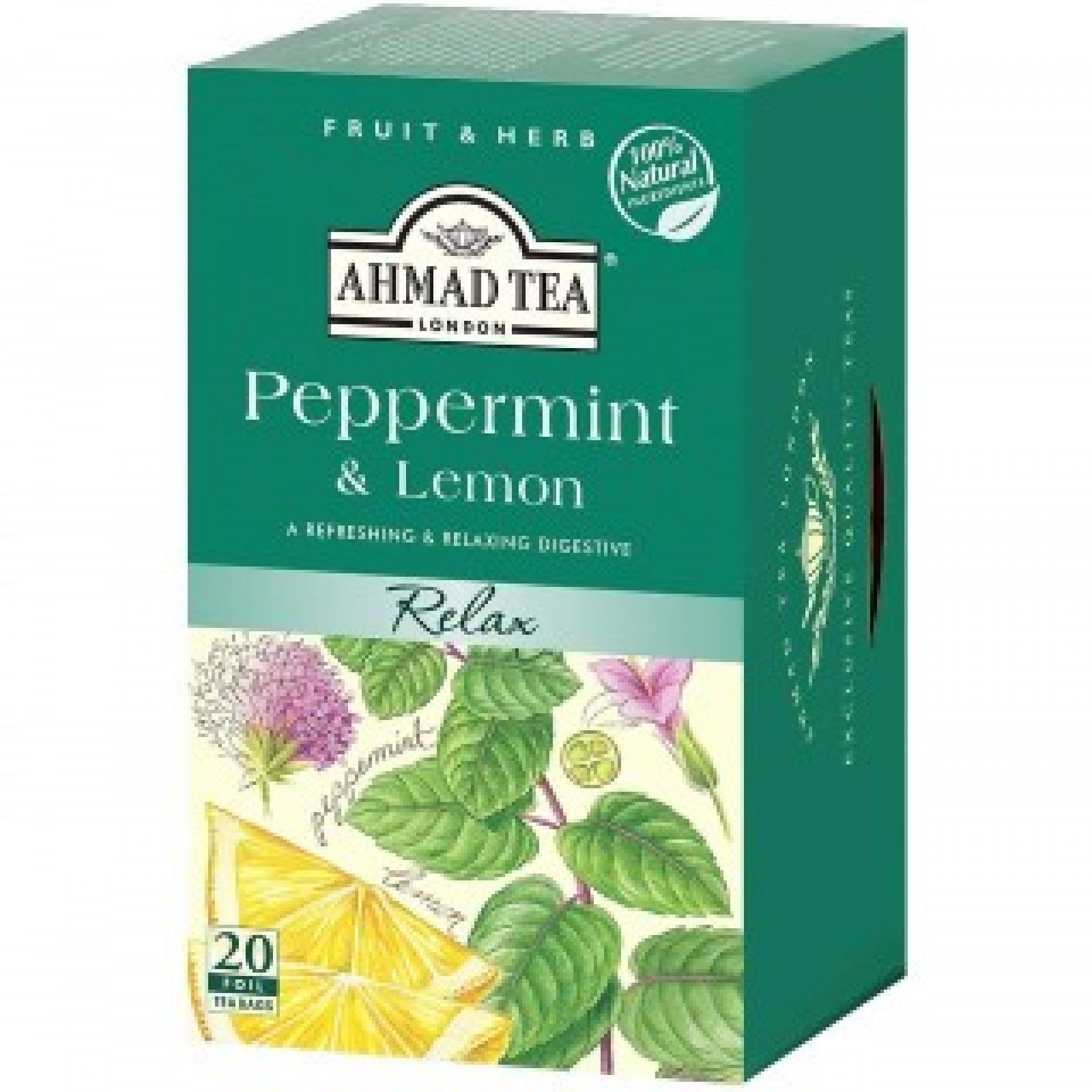 Cha ahmad 20 saq peppermint&lemon
