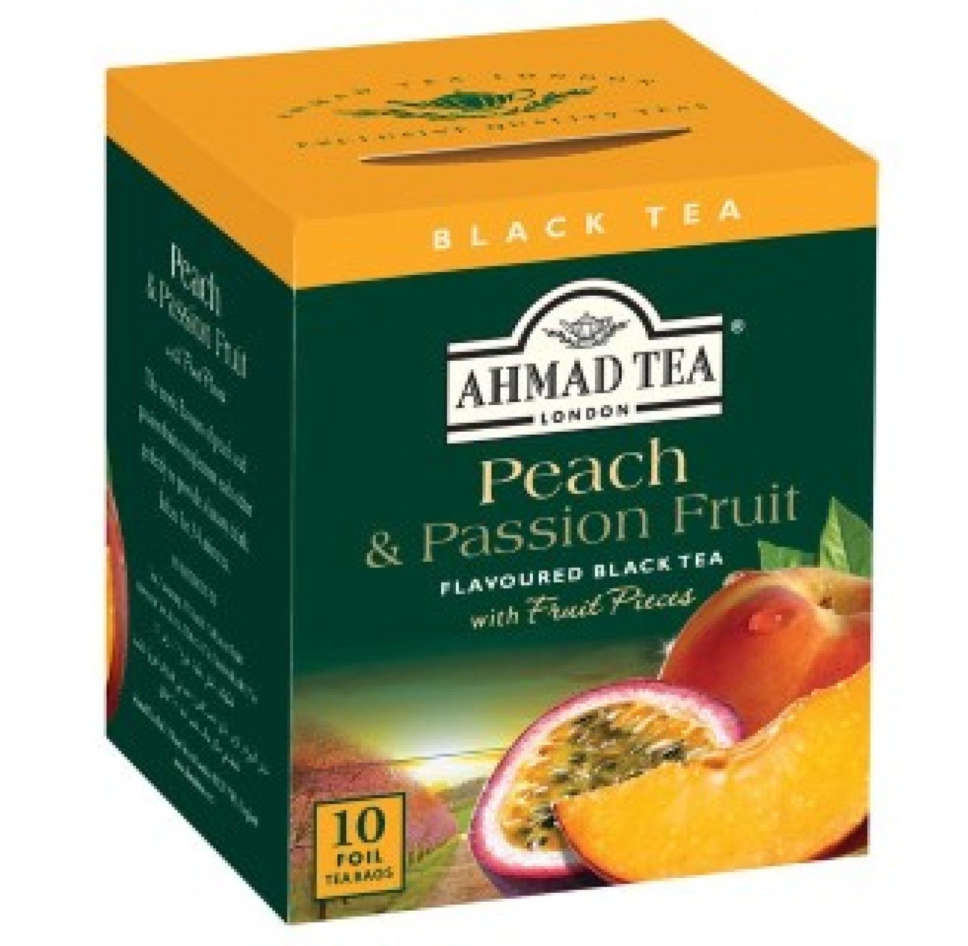 Cha ahmad 10 saq pessego/maracuja