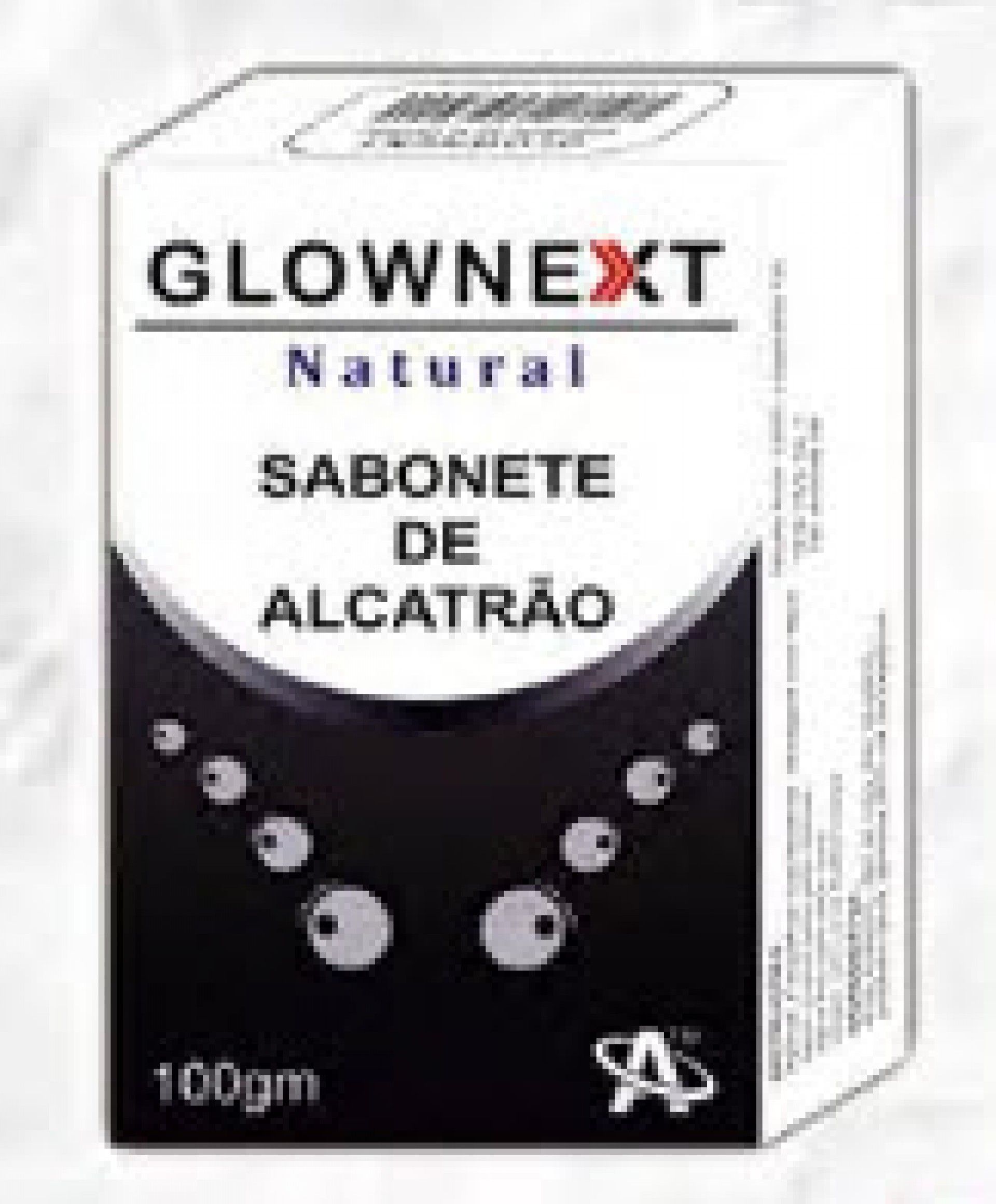 Sabonete natural glownext 100gr alcatrao