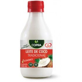 Leite coco tradicional copra 200ml
