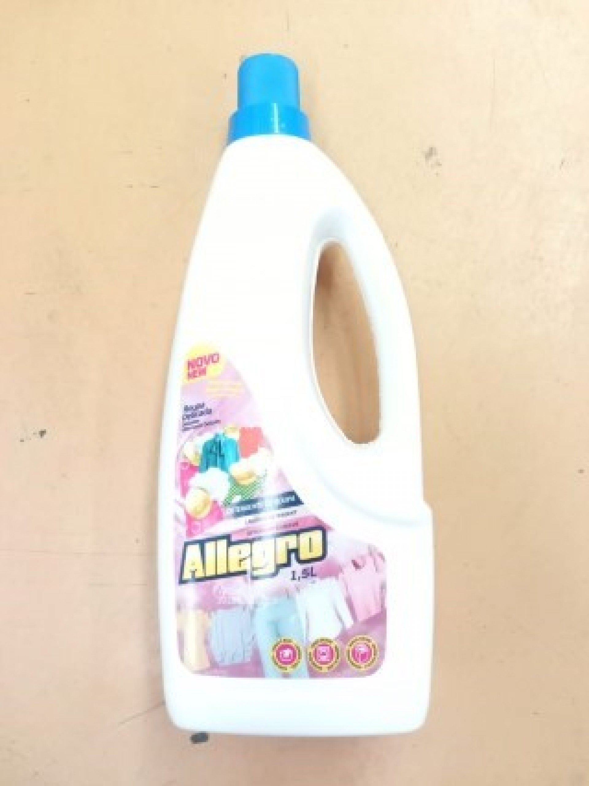 Deterg. liquido roupa allegro 1,5l roupa delicada