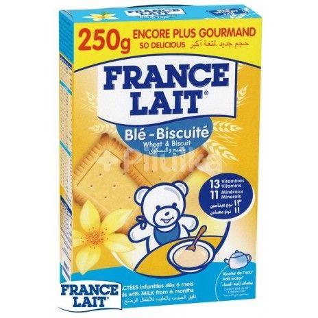 Farinha lactea france lait 250gr bolacha