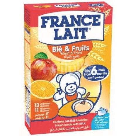Farinha lactea france lait 250gr trigo/frutas
