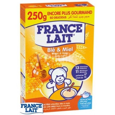 Farinha lactea france lait 250gr trigo/mel