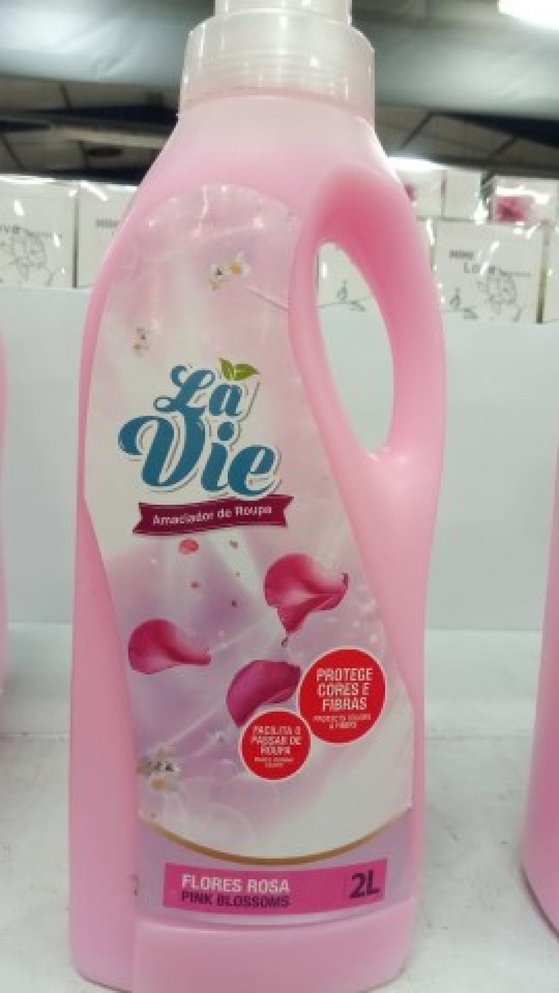 Amaciador roupa la vie 2l flores rosa