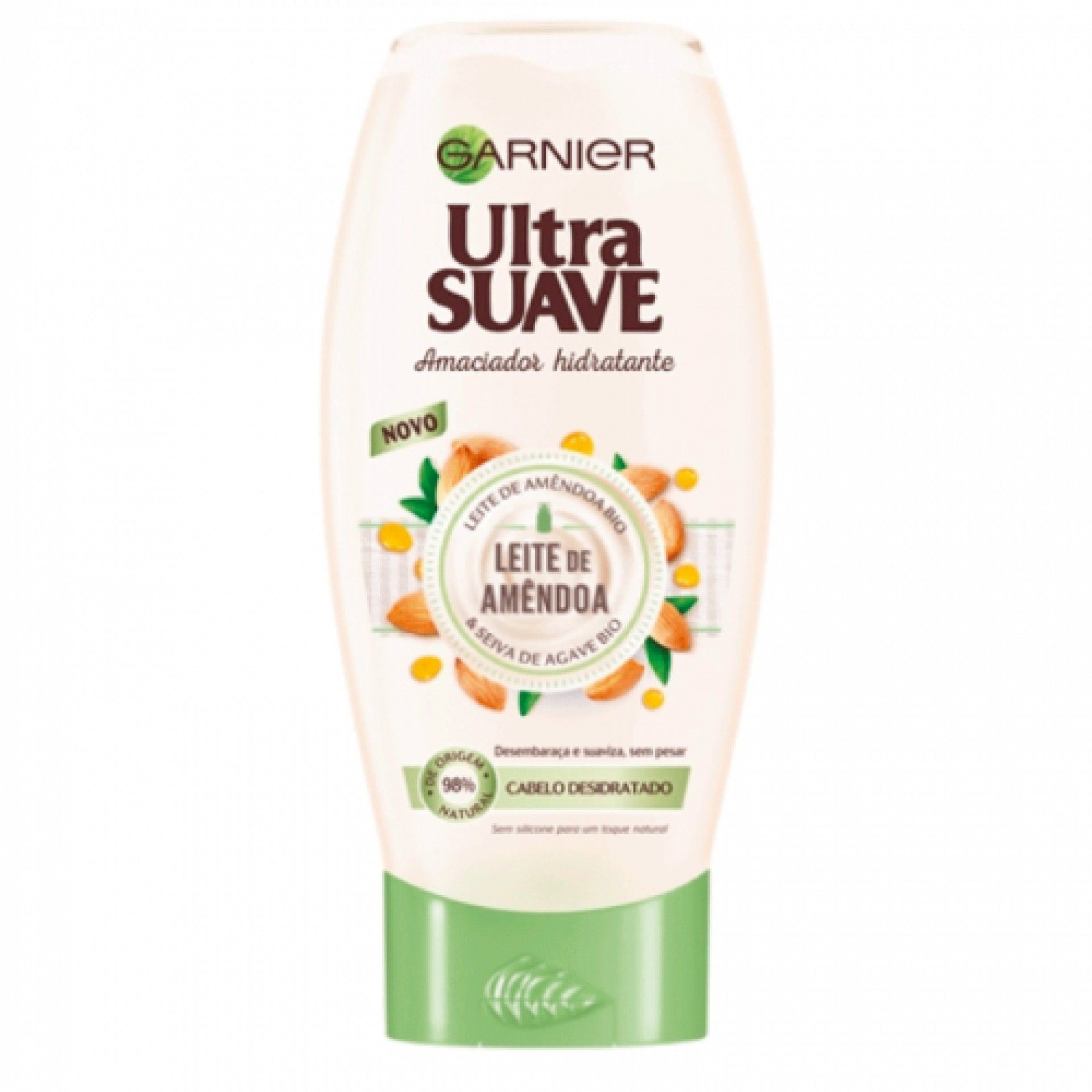 Amaciador garnier ultra suave 200ml leite amendoa