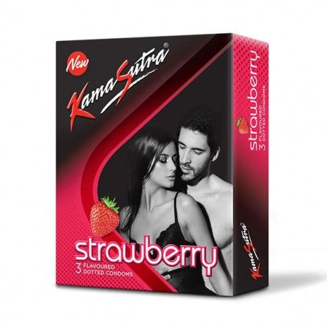 Preservativos kamasutra 3un morango Preservativos kamasutra 3un morango