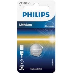 Pilhas philips cr1616 3v lithium