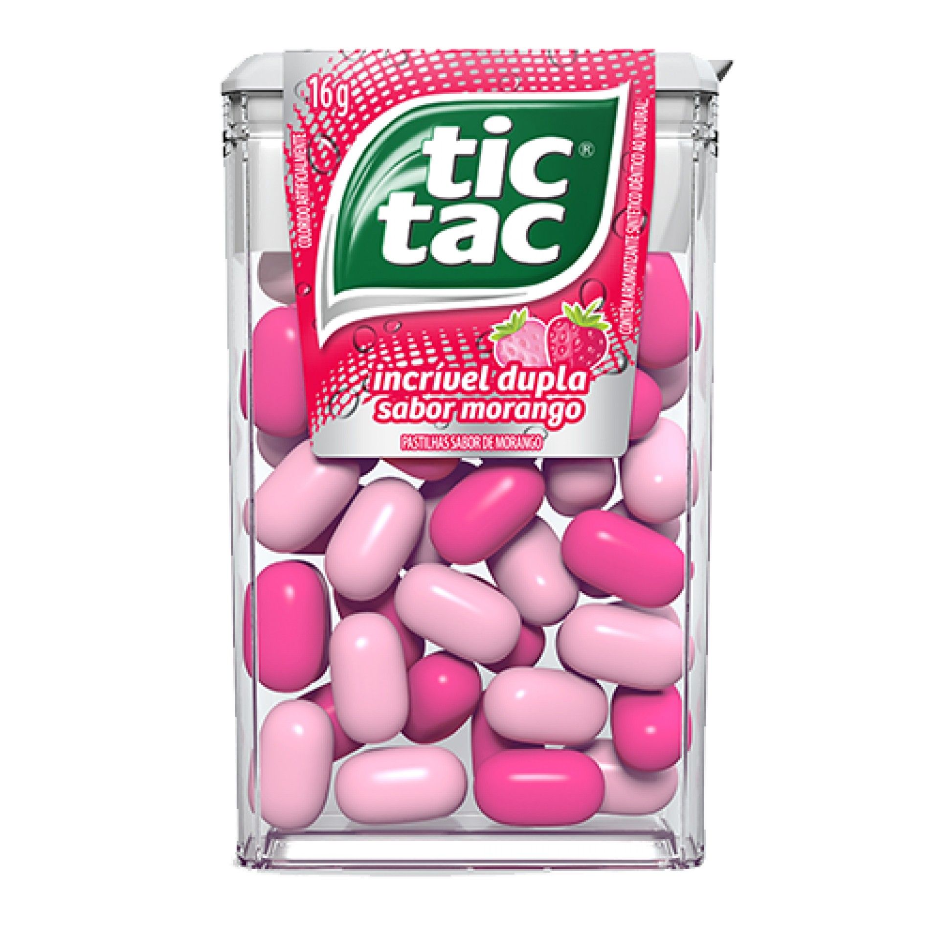 Pastilha tic tac 16gr strawberry