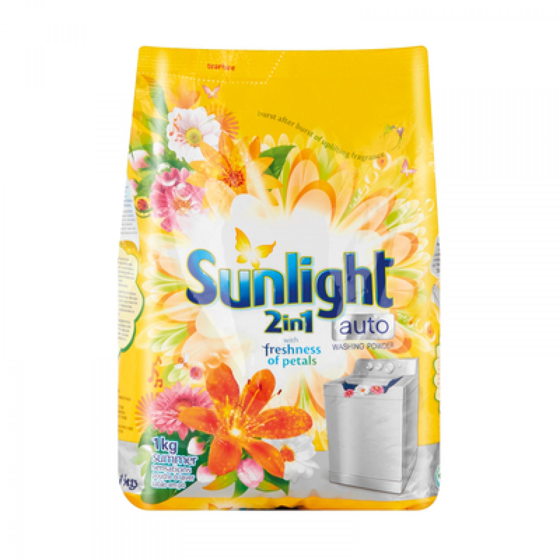 Deterg. roupa po maquina sunlight 1kg 2in1