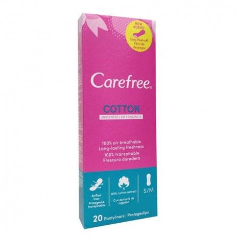 Penso higienico carefree cotton 20un