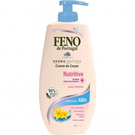 Creme corporal feno 400ml nutritivo