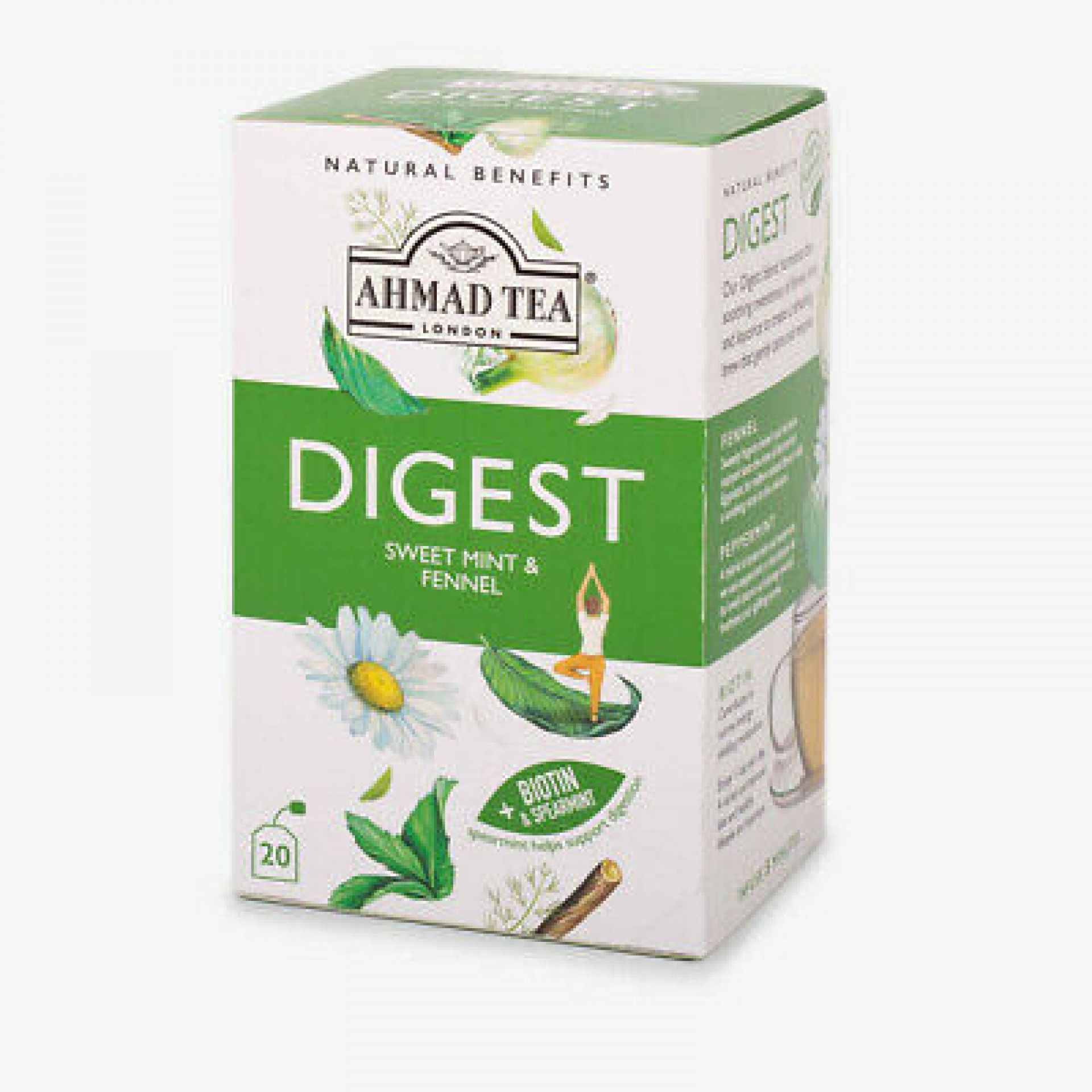 Cha ahmad 20 saq digest sweet mint&fennel