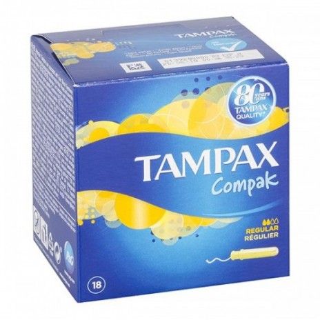 Tampoes tampax compak 18un regular
