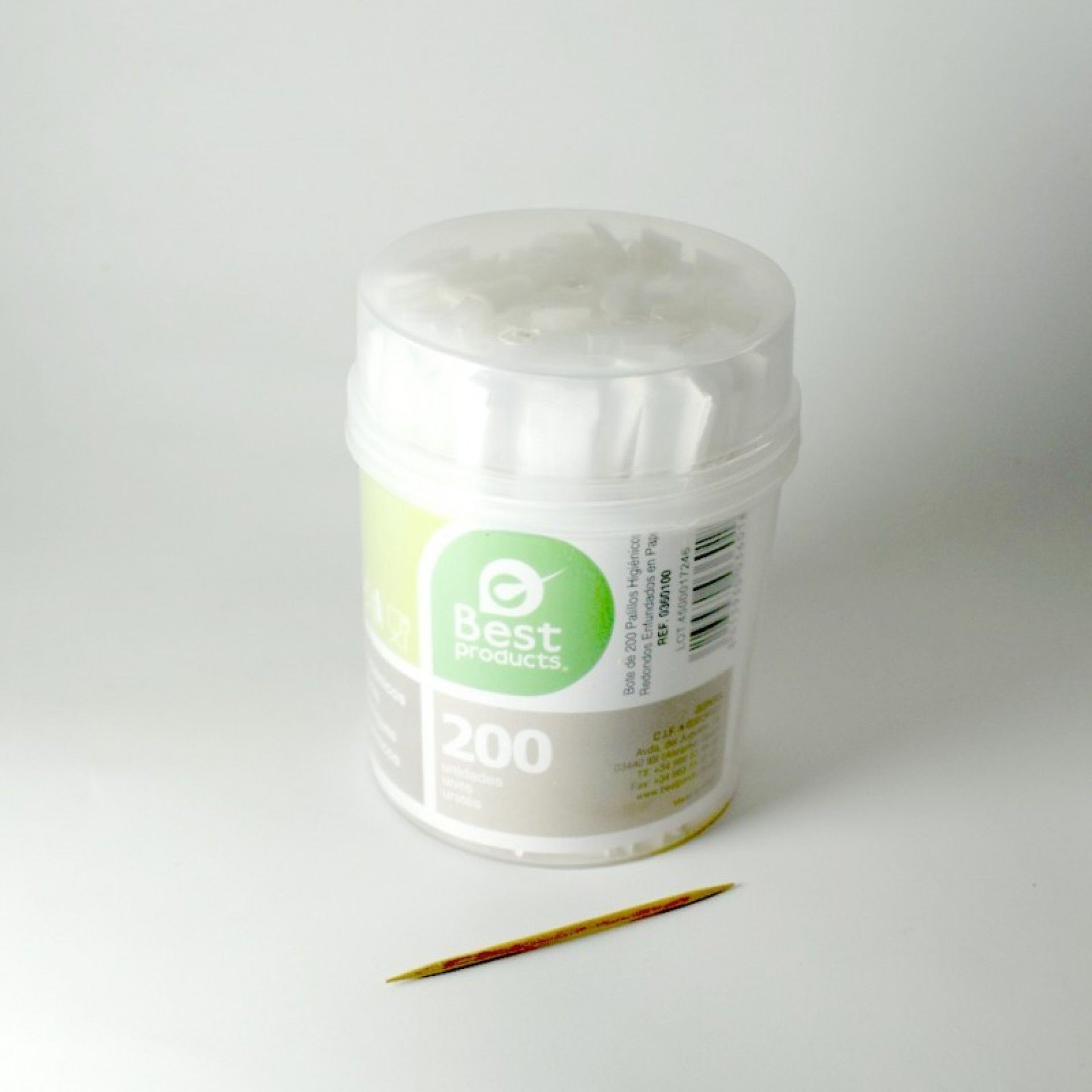 Palitos madeira best 200un