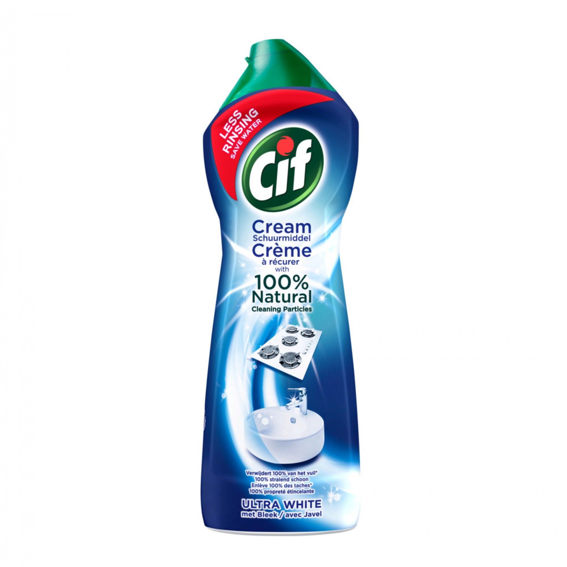 Deterg. cif creme 750ml ultra white