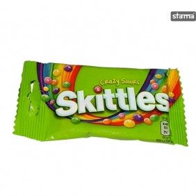 Chocolate drageias skittles 38gr crazy sours