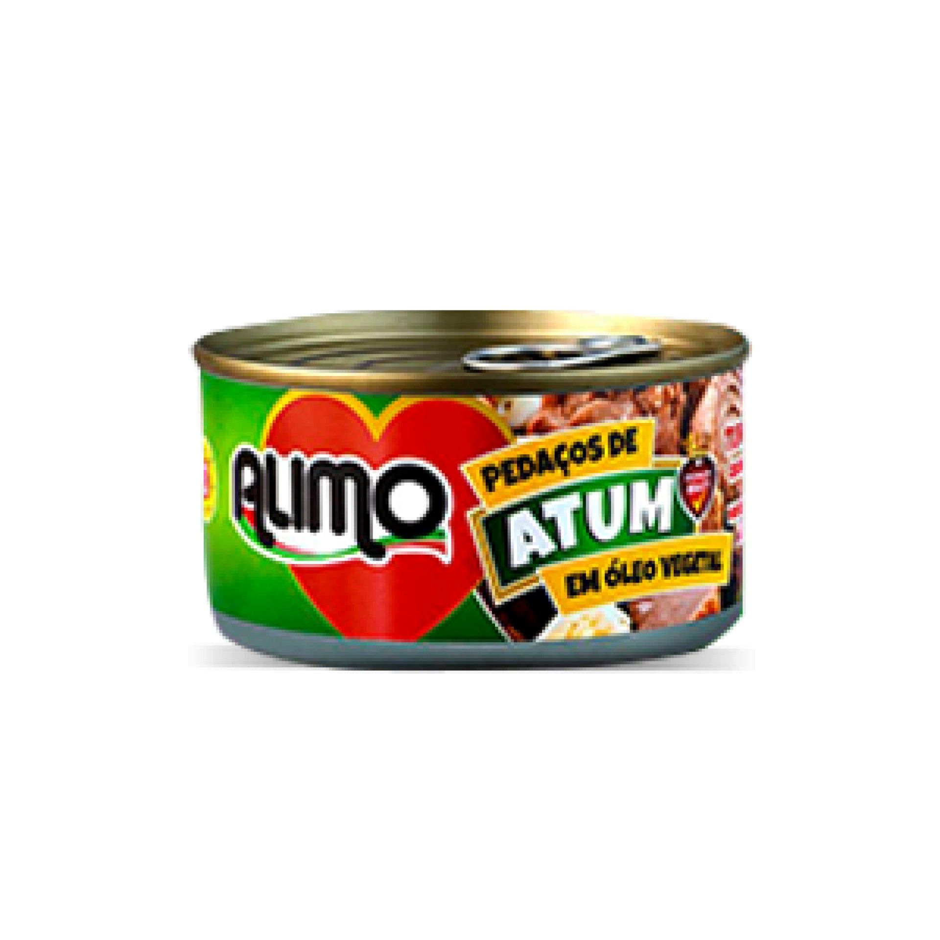 Atum pedaços oleo vegetal alimo 185gr