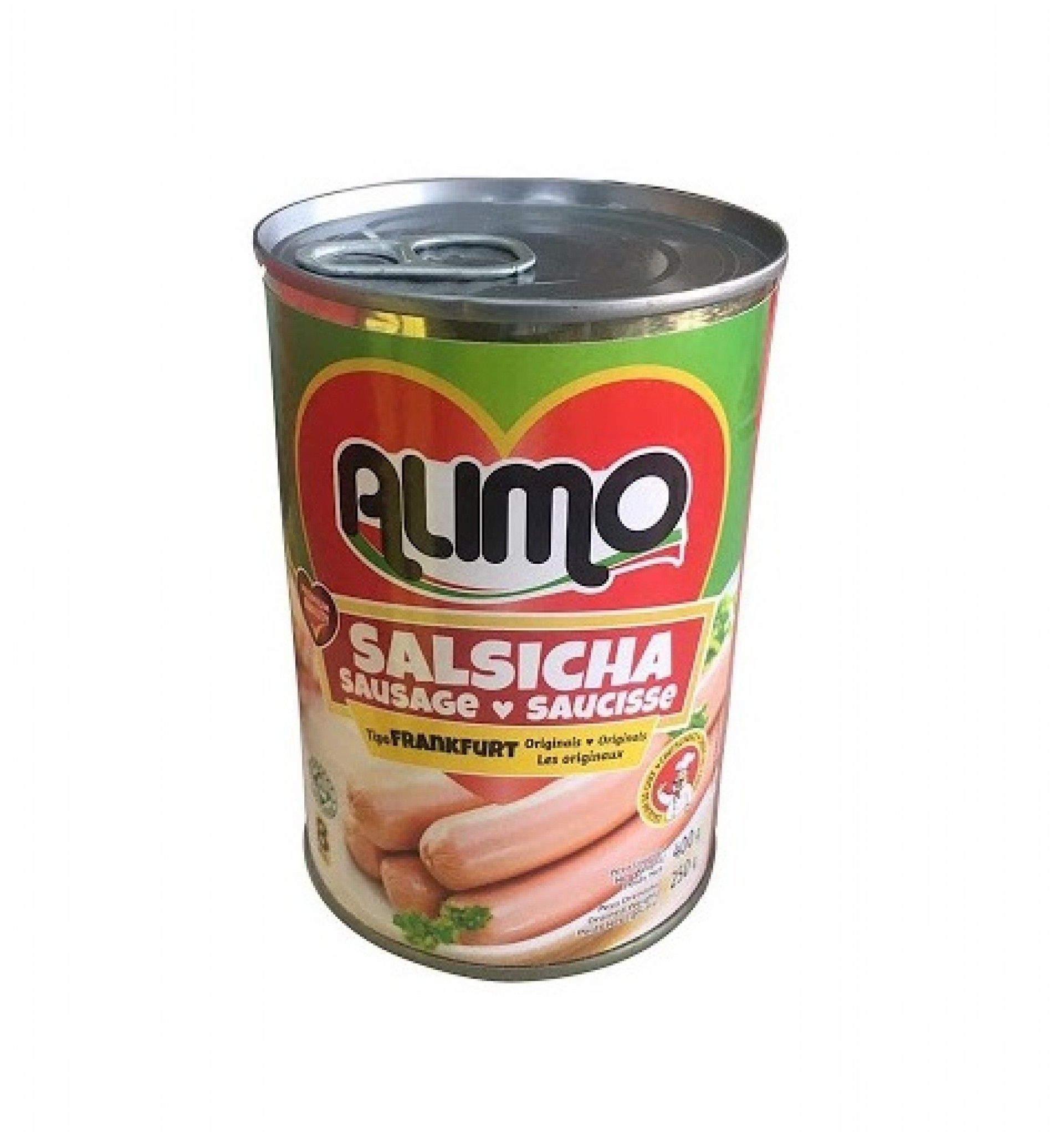 Salsichas frango frankfurt alimo 400gr