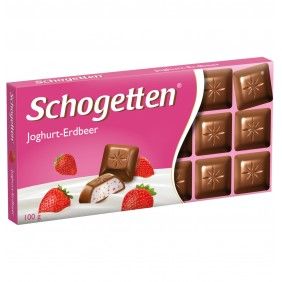 Chocolate schogetten 100gr iogurte morango