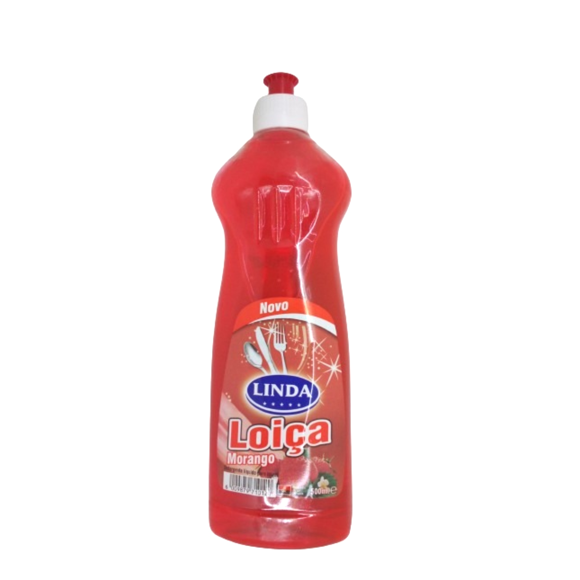 Deterg. lava loiça linda 500ml morango