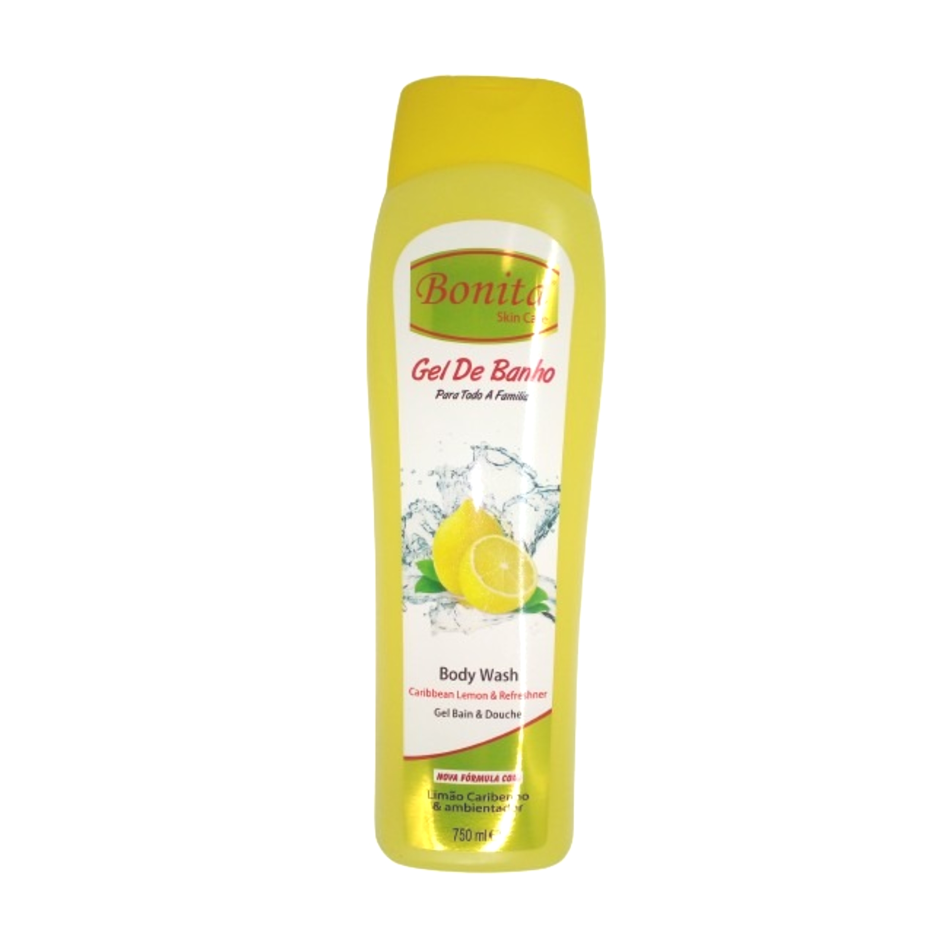 Gel banho bonita 750ml limao