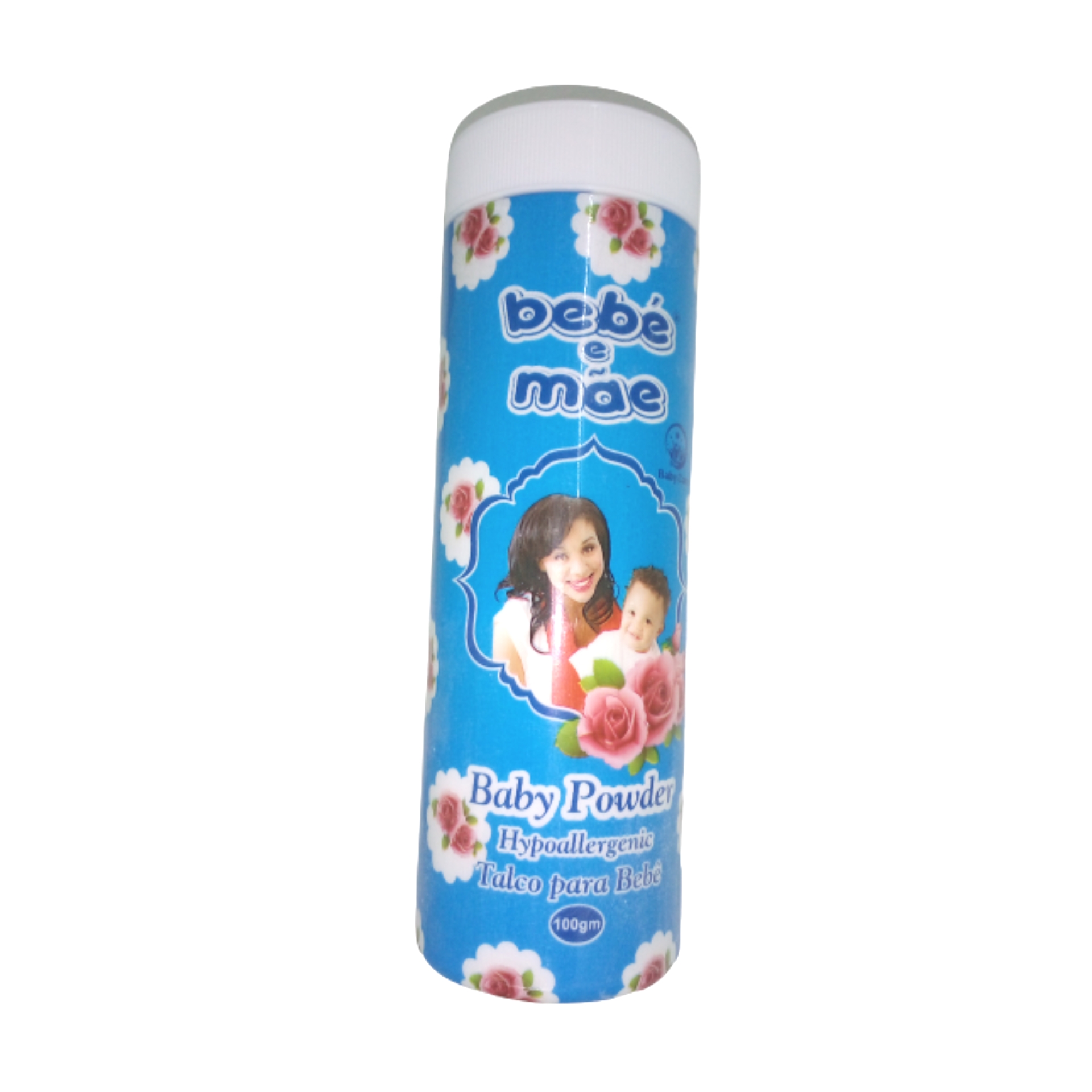 Po talco bebe/mae 100gr azul