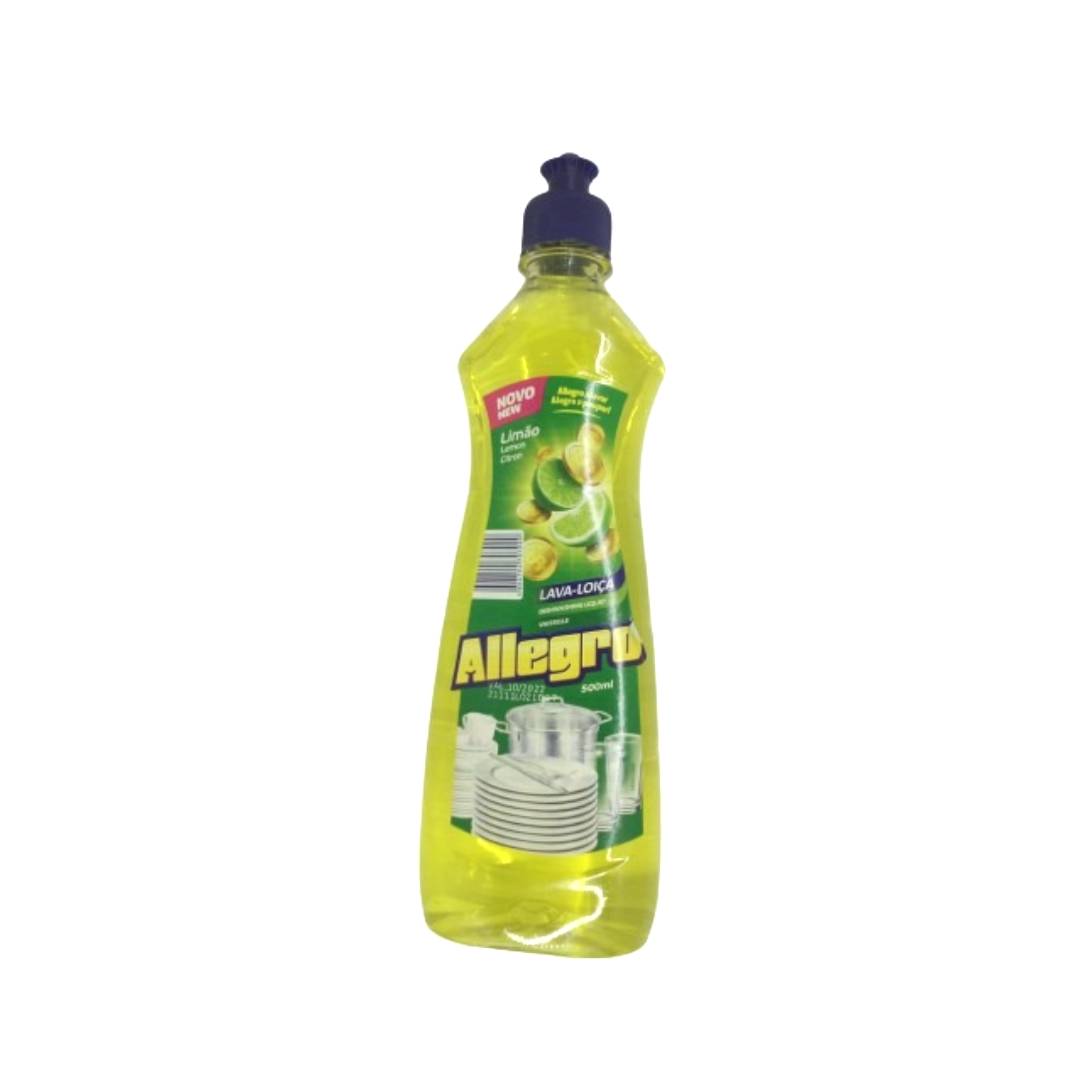Deterg. lava loiça allegro 500ml limao