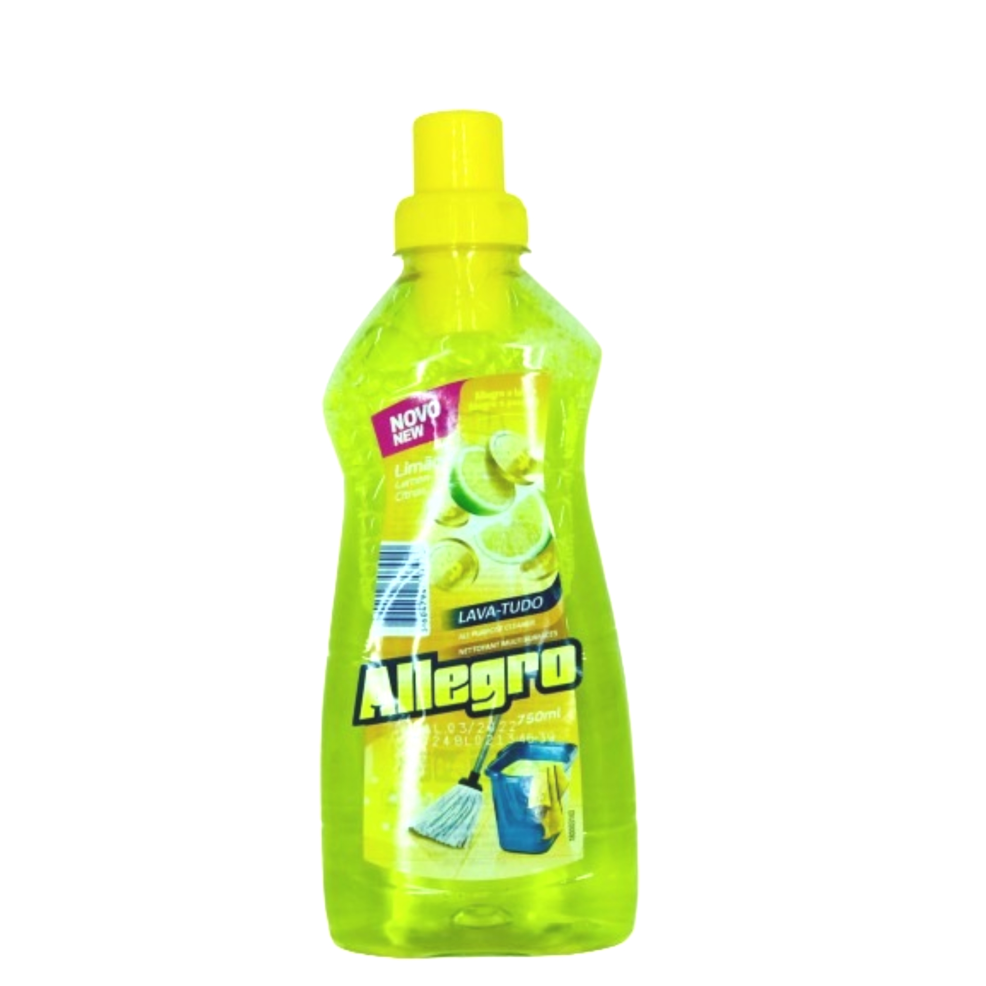 Deterg. lava tudo allegro 750ml limao