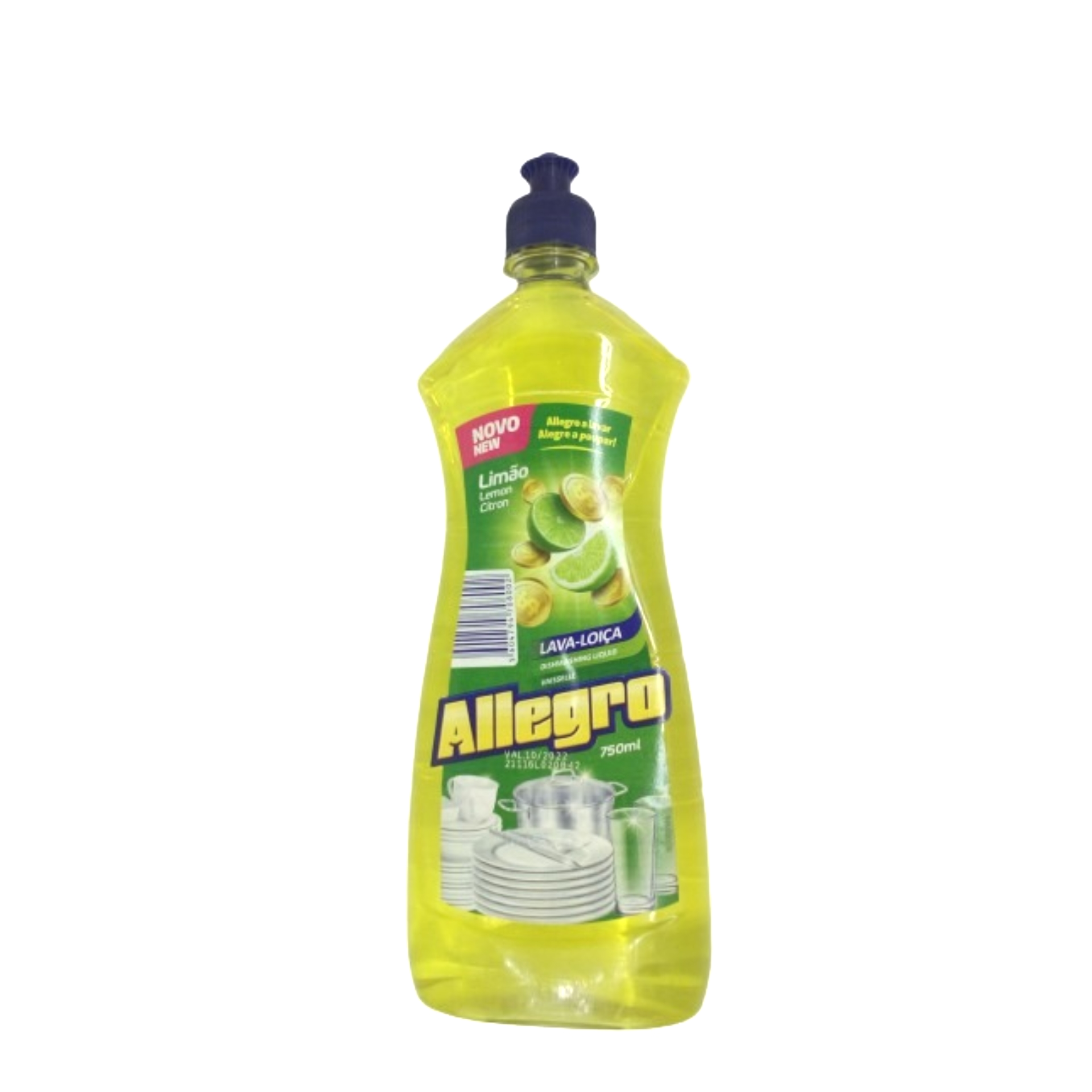 Deterg. lava loiça allegro 750ml limao