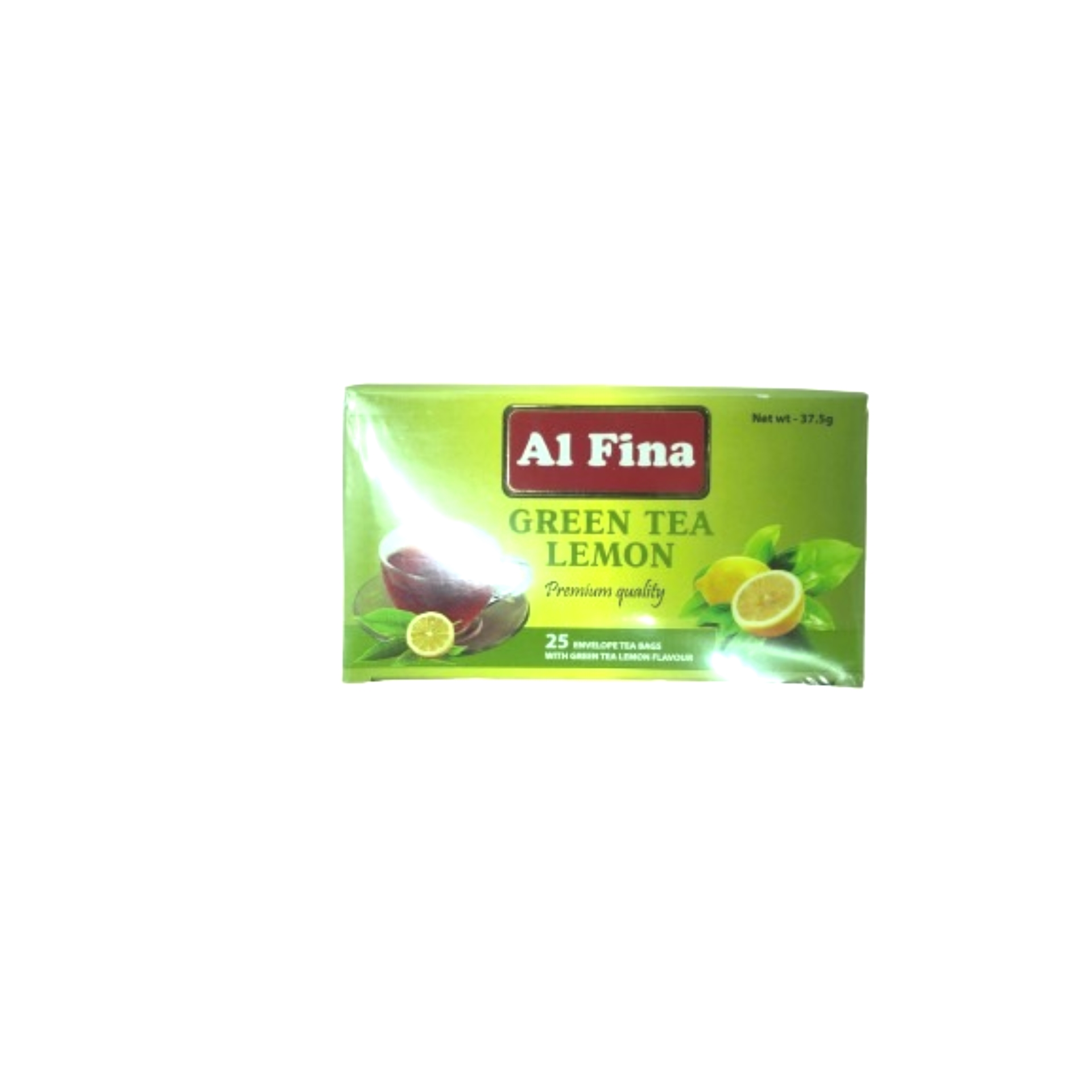 Cha verde al fina 25 saq limao