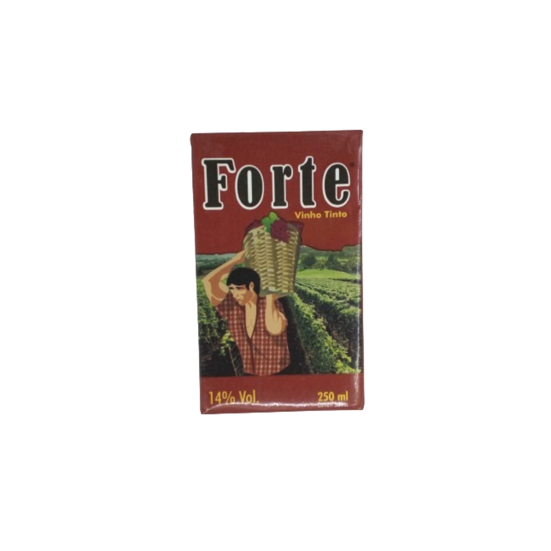 Vinho tinto forte tpak 0,25l