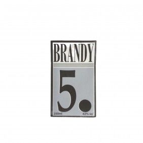 Brandy 5 blls pacote  0.25lt