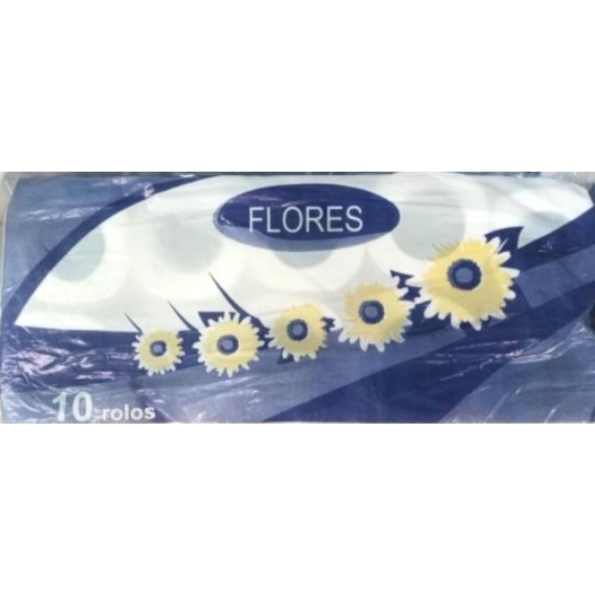 Papel higienico flores 10rolos