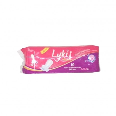 Penso higienico regular lykis 240mm 10un Penso higienico regular lykis 240mm 10un